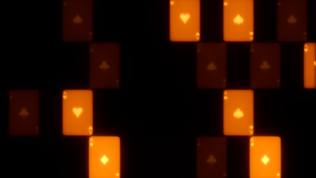 【APNG+MP4】トランプxモザイク(9色)【ループ+透過有】