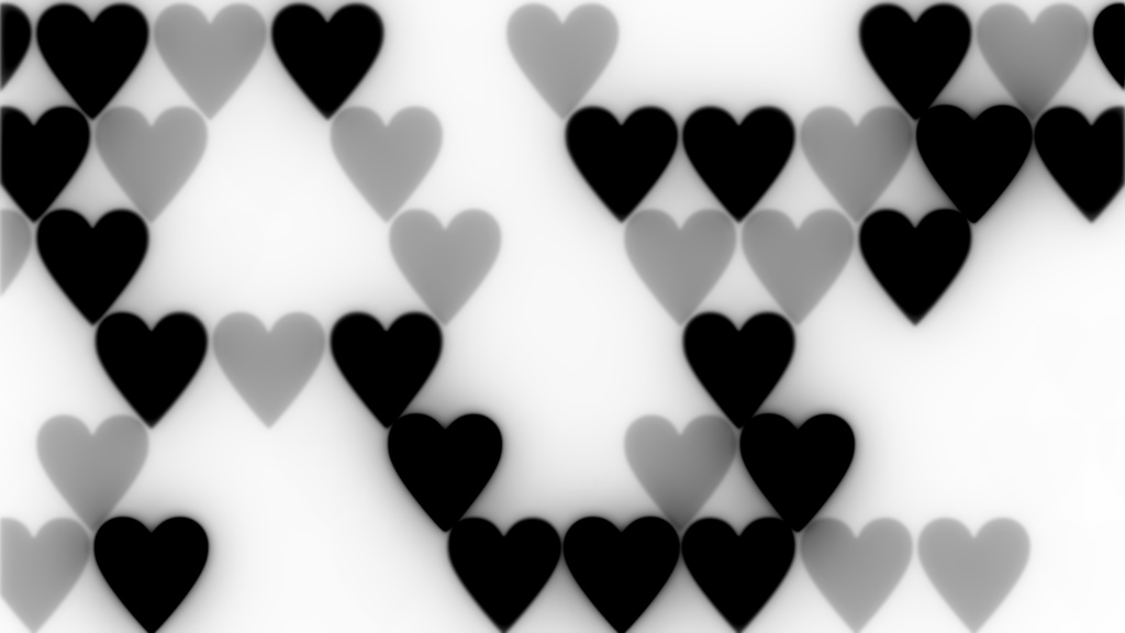 【APNG+動画】ハートxモザイク【ループ+透過有】