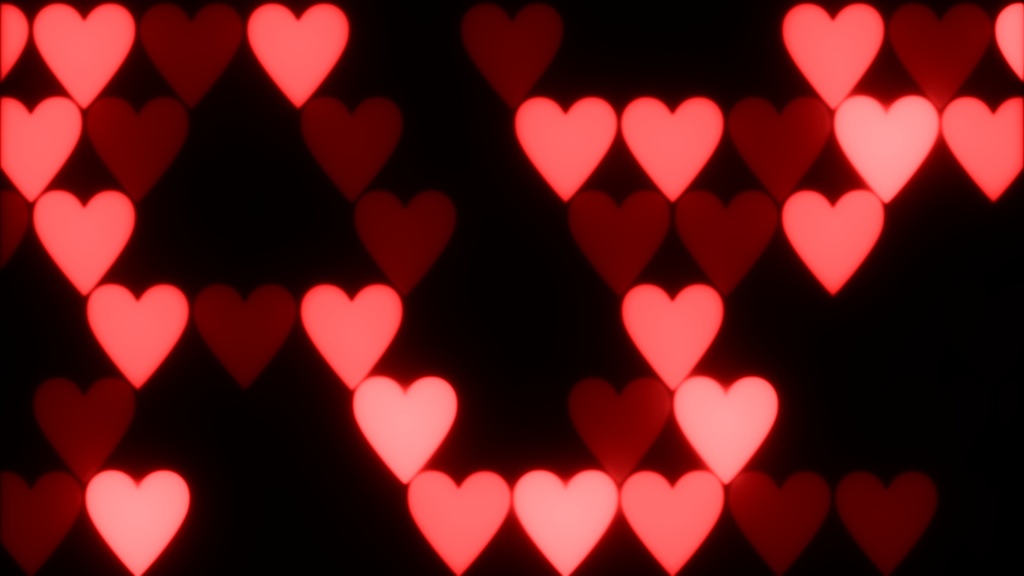 【APNG+動画】ハートxモザイク【ループ+透過有】