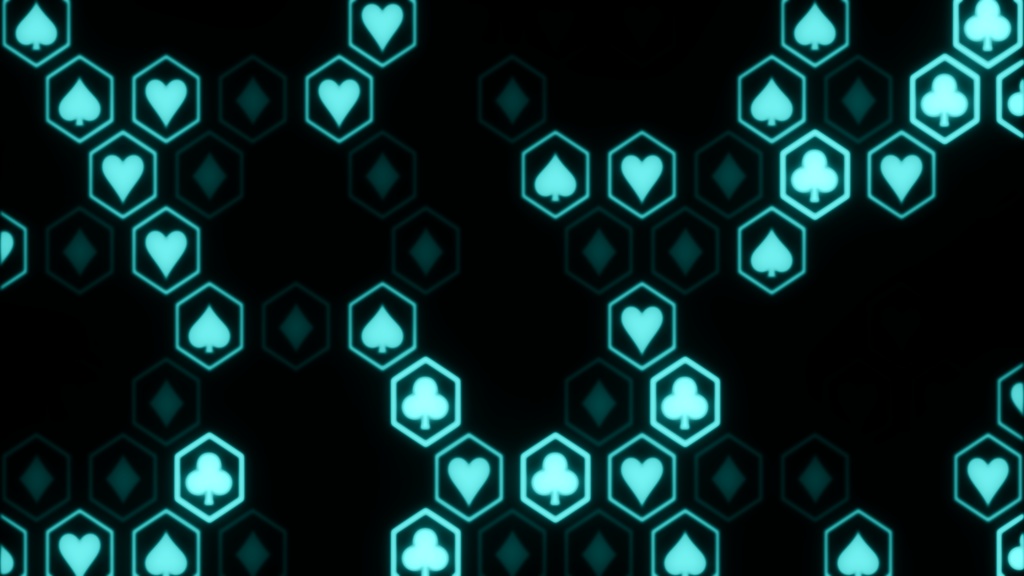 【APNG+MP4】スートxモザイク(10色)【ループ+透過有】