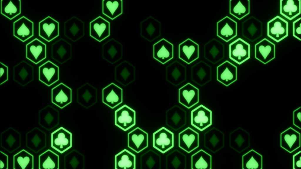 【APNG+MP4】スートxモザイク(10色)【ループ+透過有】