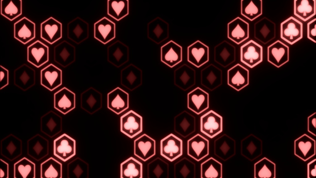 【APNG+MP4】スートxモザイク(10色)【ループ+透過有】