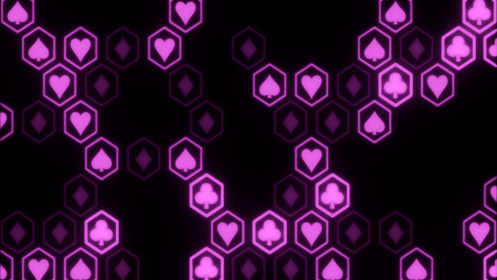 【APNG+MP4】スートxモザイク(10色)【ループ+透過有】