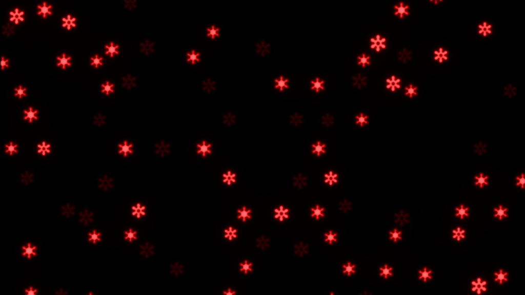 【APNG+動画】結晶の雪(9色)【ループ+透過有】