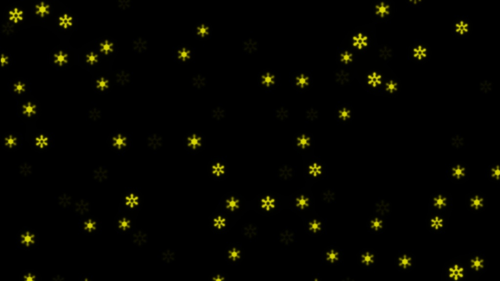 【APNG+動画】結晶の雪(9色)【ループ+透過有】