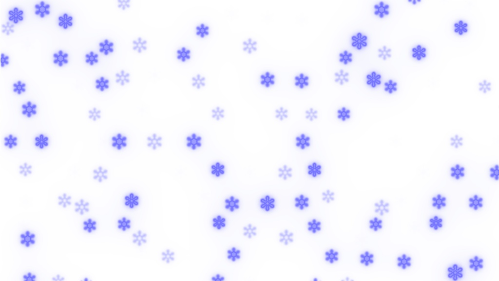 【APNG+動画】結晶の雪(9色)【ループ+透過有】