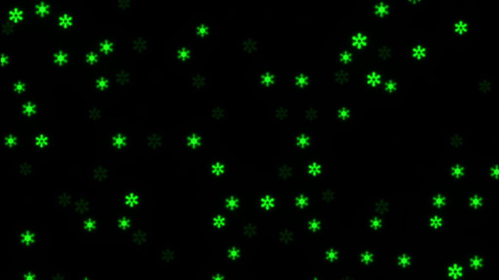 【APNG+動画】結晶の雪(9色)【ループ+透過有】