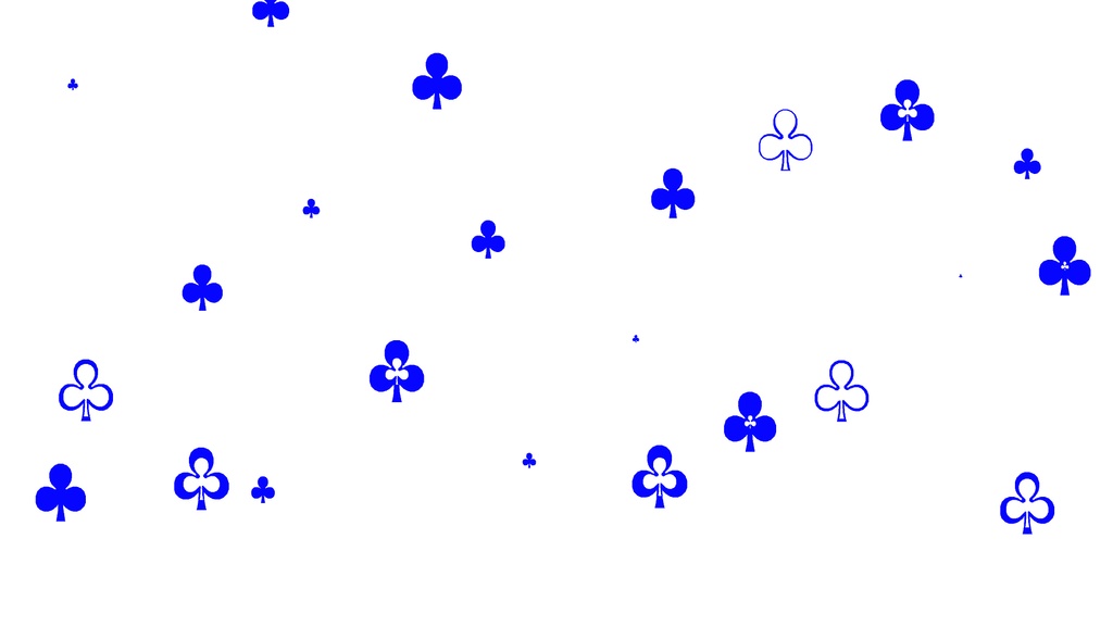【APNG+MP4】クローバーの波紋【ループ+透過有】