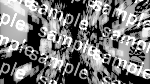 【APNG+MP4】サイバー警告2 (DANGER)【ループ+透過有】