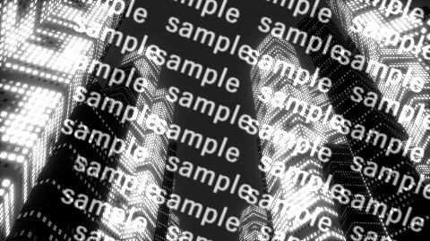 【APNG+MP4】ビル夜景仰瞰2【ループ+透過有】