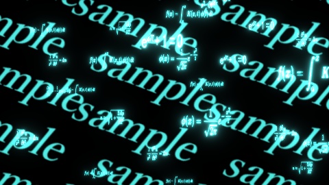 【APNG+動画素材】数式x上昇↑【ループ+透過有】