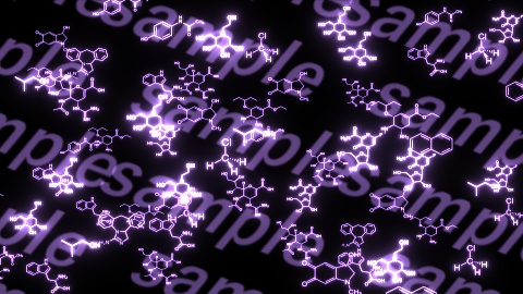 【APNG+動画素材】構造式x横流れ⇐【ループ+透過有】