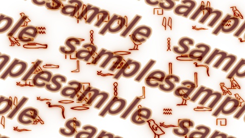 【APNG+動画素材】ヒエログリフ横流れ【ループ+透過有】