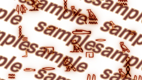 【APNG+動画素材】ヒエログリフ縦流れ【ループ+透過有】