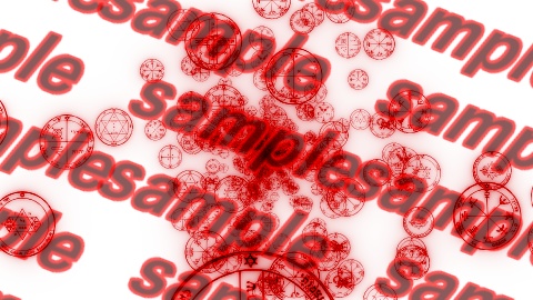 【APNG+動画素材】ソロモンの鍵/惑星護符ループ【ループ+透過有】