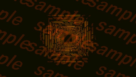 【APNG+動画素材】地下通路ループ【ループ有+透過無】