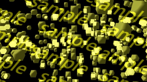 【APNG+動画素材】試作素材003 "キューブ君"【ループ+透過有】