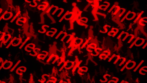 【APNG+動画】うごめく!? 影雑踏【ループ+透過有】