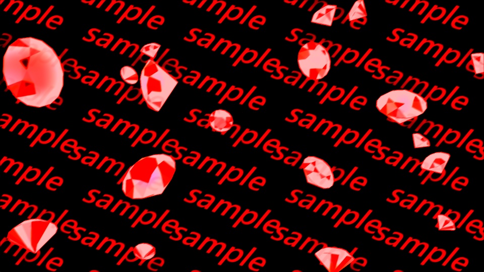 【APNG+動画】宝石の雨(12色)【ループ+透過有】