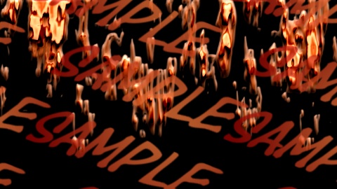 【APNG+動画】ドロドロ流れる!液体チョコレート【ループ+透過有】