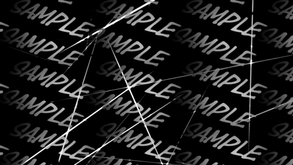 【APNG+動画】X斬撃エフェクト【ループ+透過有】