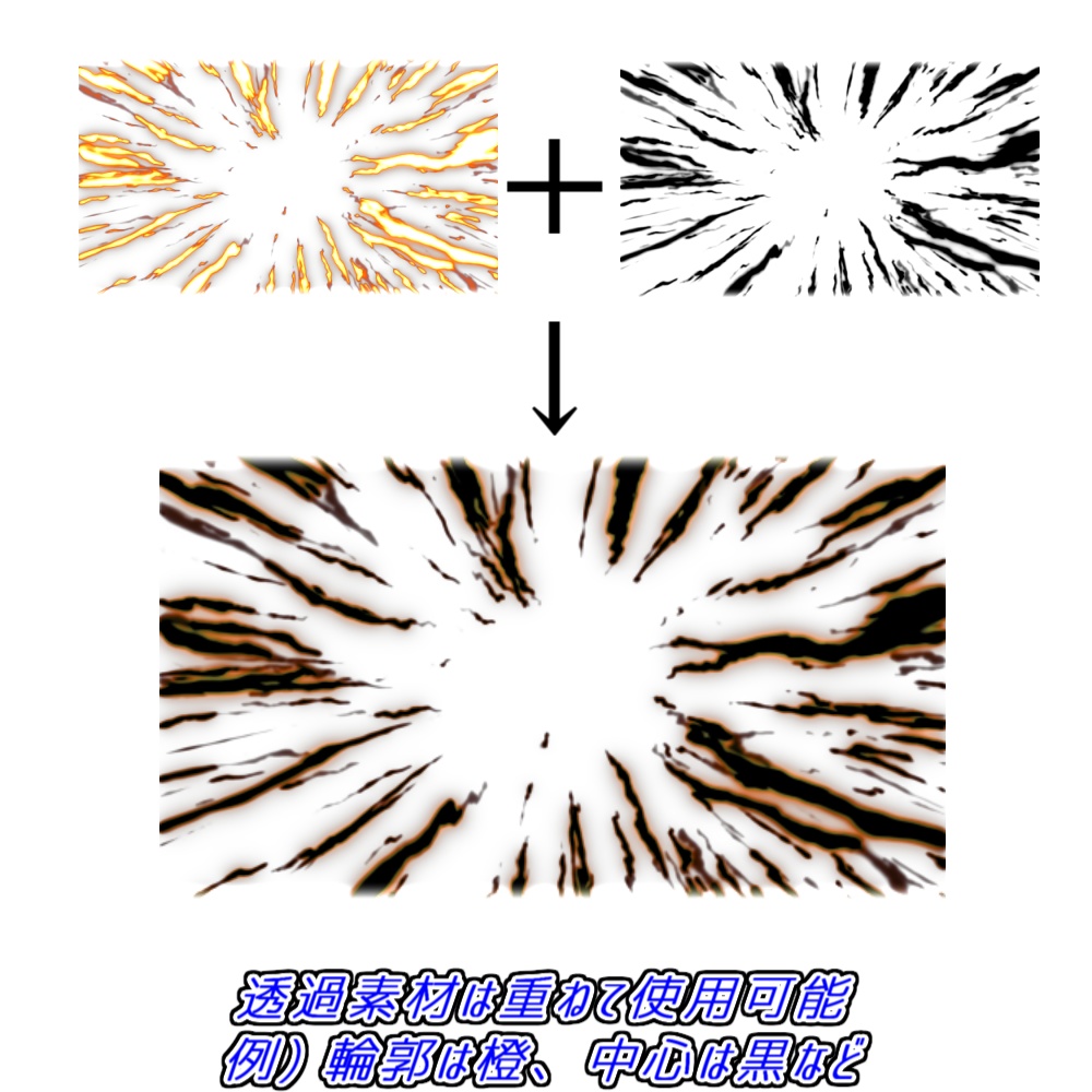 【APNG+動画】電流放射&神経伝達【ループ+透過有】