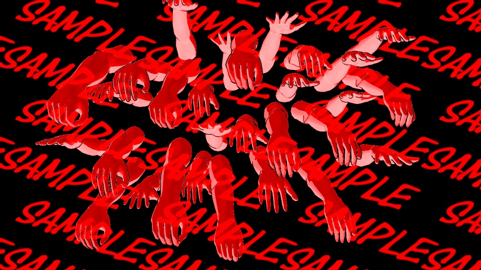 【APNG+動画】ウゴメク手【ループ+透過有】