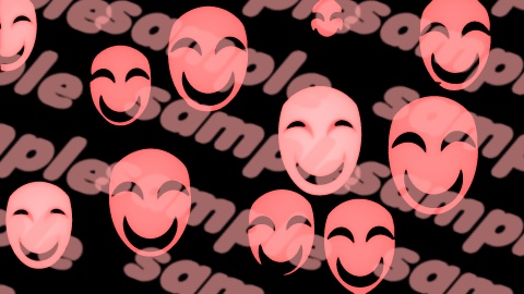 【APNG+動画】笑う仮面【ループ+透過有】