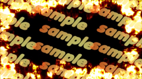 【APNG+動画】動く!炎の枠(12色)【ループ+透過有】