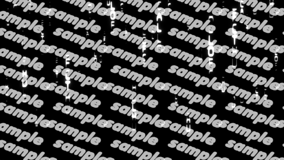 【APNG+動画】電脳の雨CoC2【ループ+透過有】