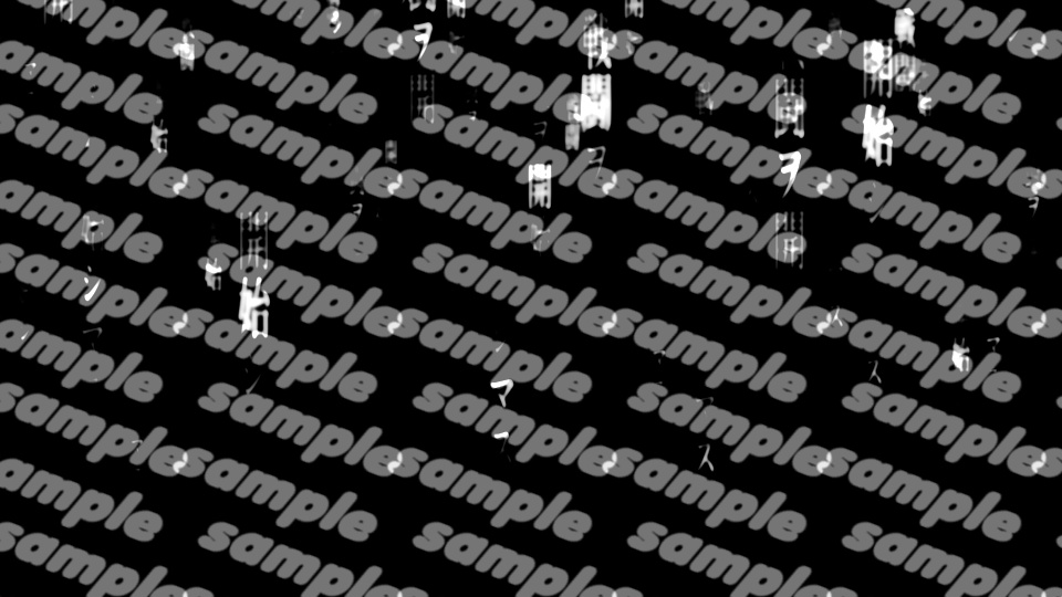 【APNG+動画】電脳雨x戦闘開始カットイン【ループ+透過有】