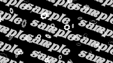 【APNG+動画】歯車の雨【ループ+透過有】