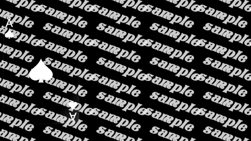 【TRPG/APNG】トランプx推理開始カットイン【ループ+透過有】