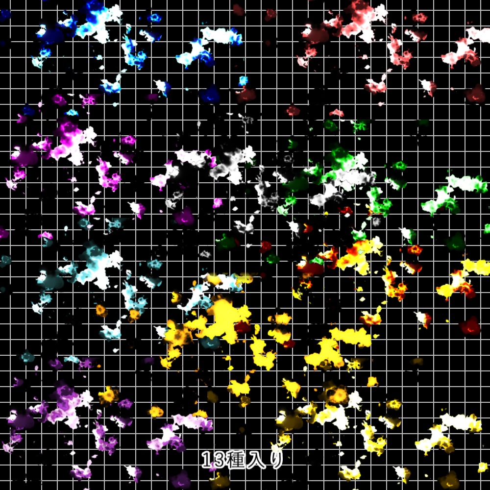 【APNG+動画】全体爆発ループ【ループ+透過有】