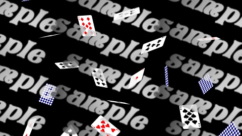 【APNG+動画】トランプの雨3【ループ+透過有】