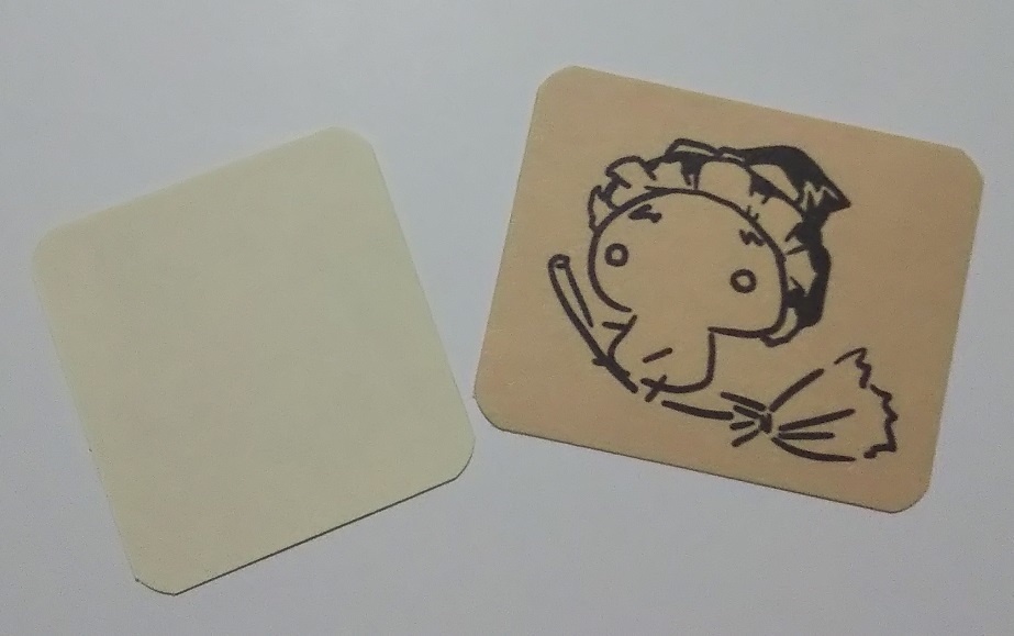 コスプレしいたけ不揃いシール