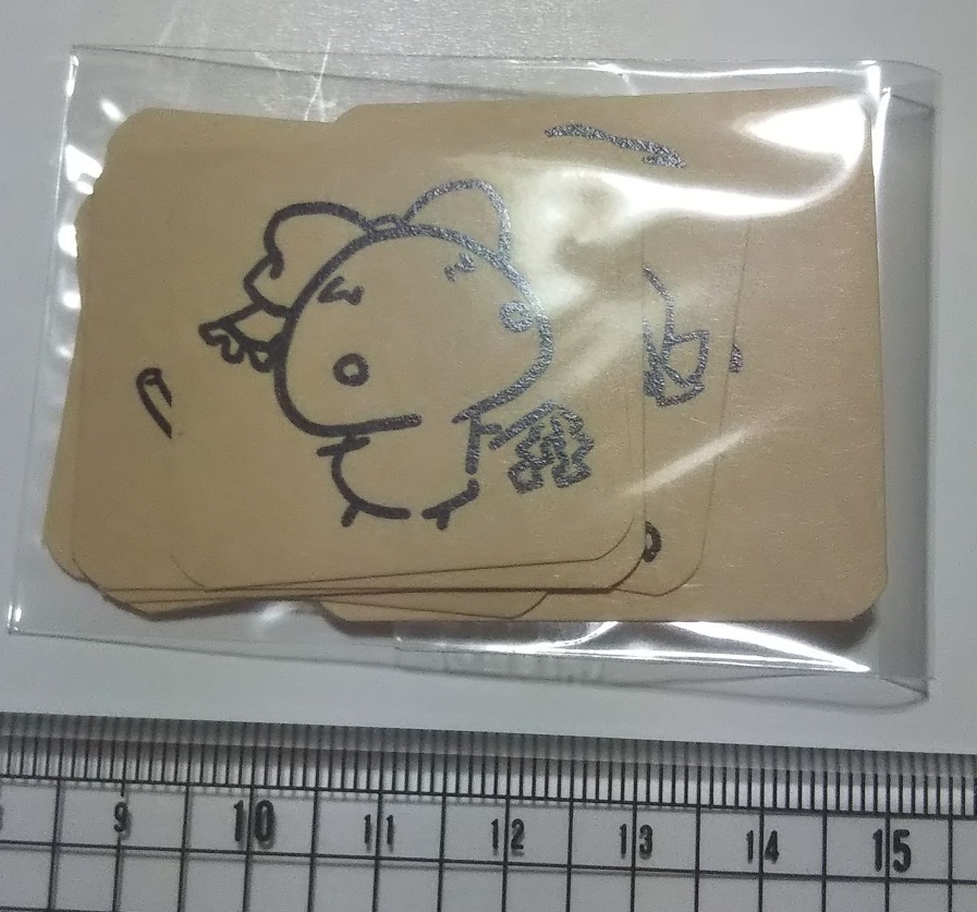 コスプレしいたけ不揃いシール