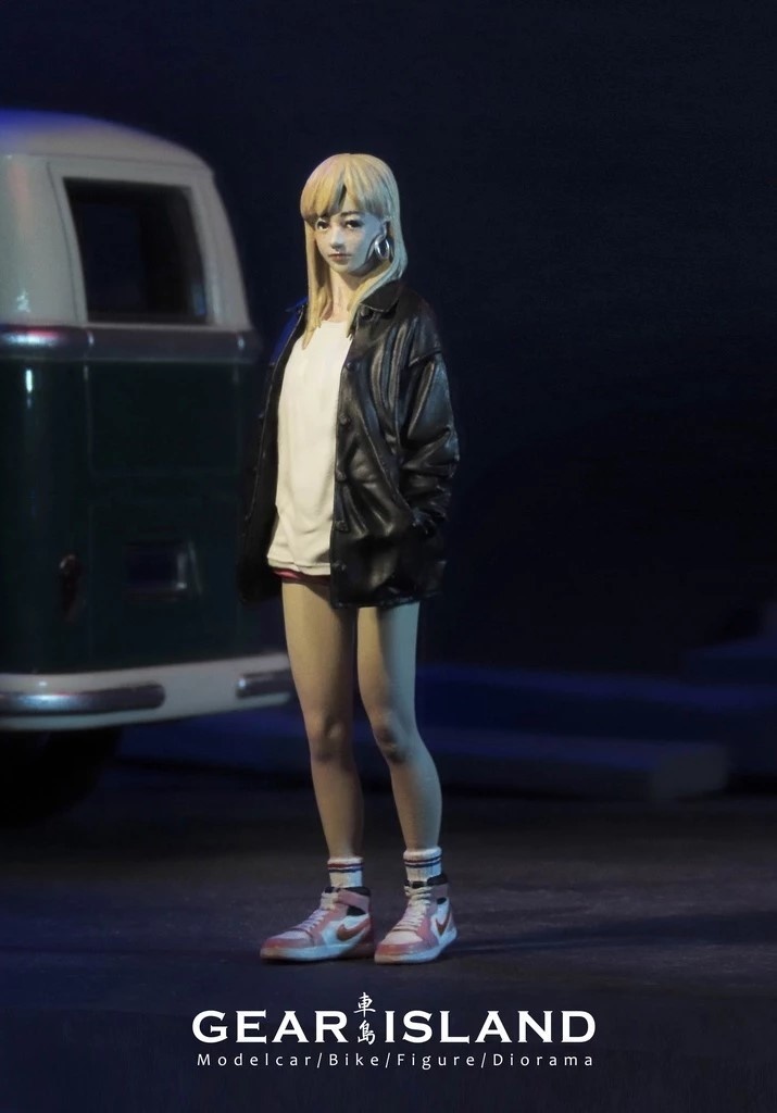 Gear Island 車島 1/24人偶  girl drifter GK