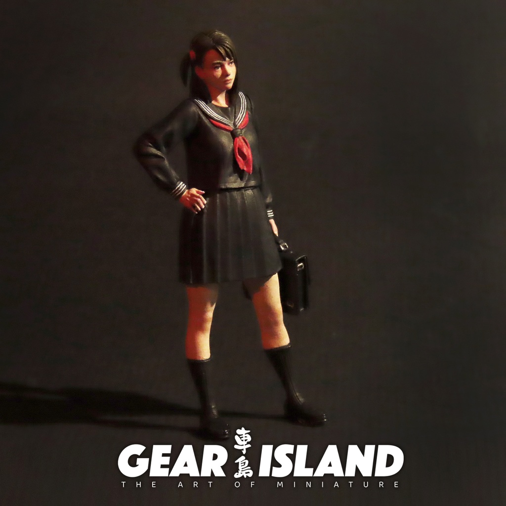 Gear Island 車島 1/24人偶 女子高生JK  GK