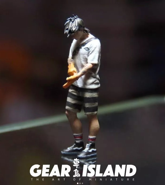 車島1/64 biker 未塗装