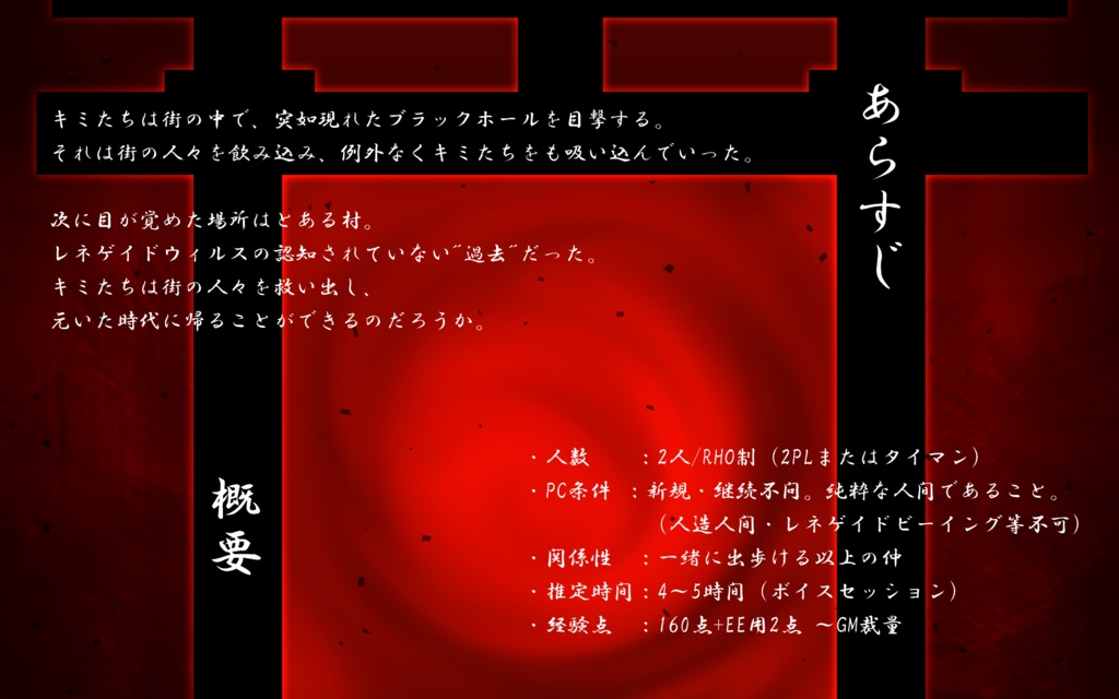 【DX3rd 和風村シナリオ】LinNe Traveler【素材・誌面サンプル】