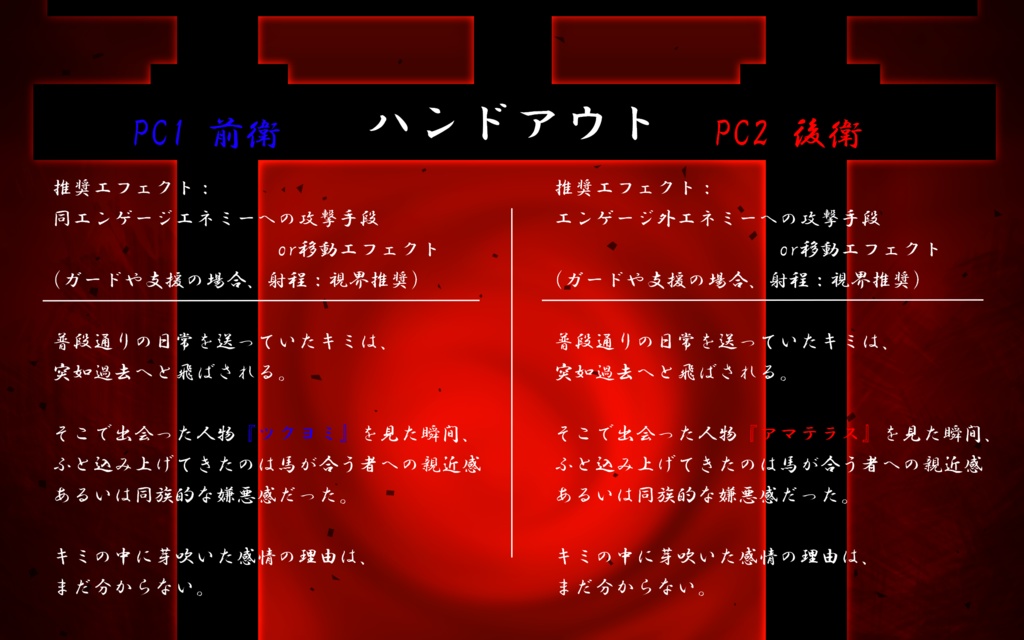 【DX3rd 和風村シナリオ】LinNe Traveler【素材・誌面サンプル】
