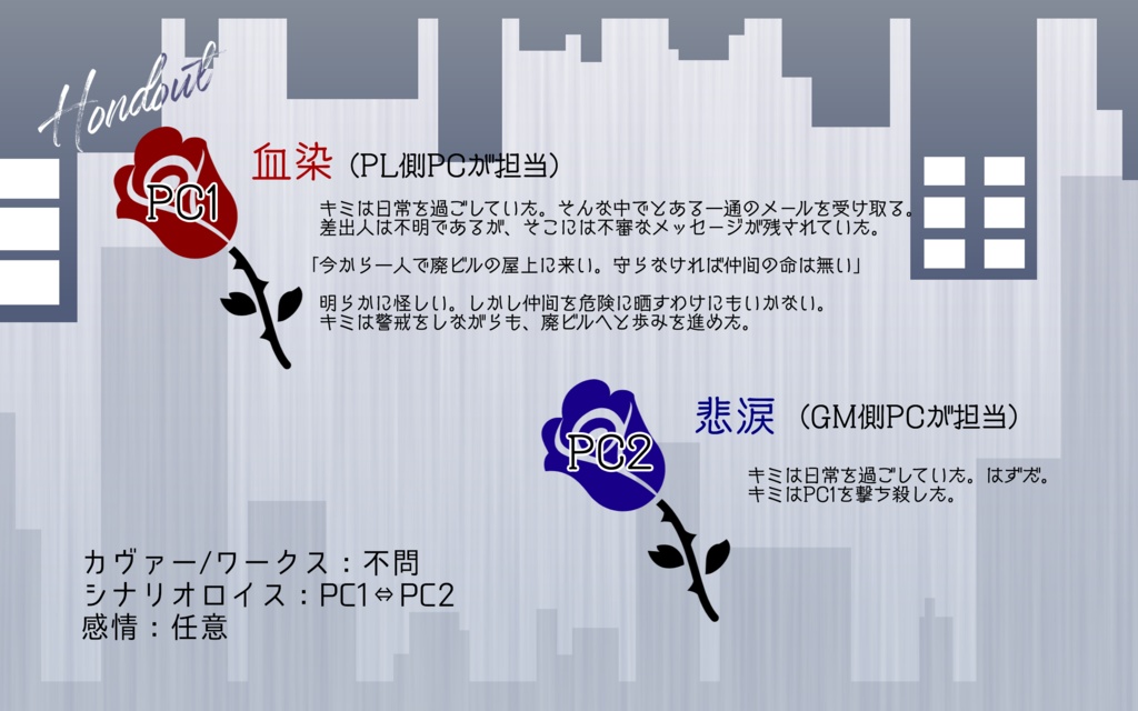 【DX3rd 犬猿シナリオ】俺と一緒に死んでくれ。