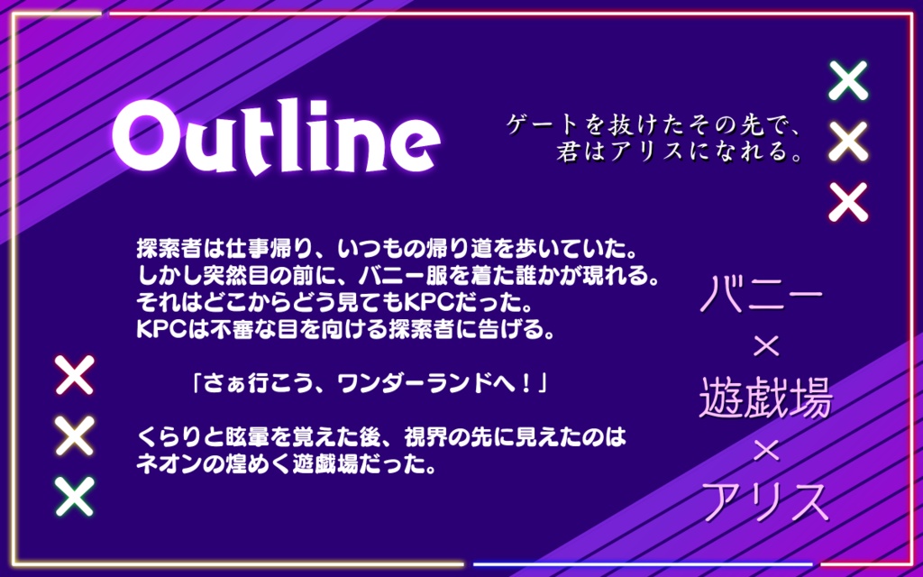 【CoC 遊戯場シナリオ】Alice Gate SPLL:E119461