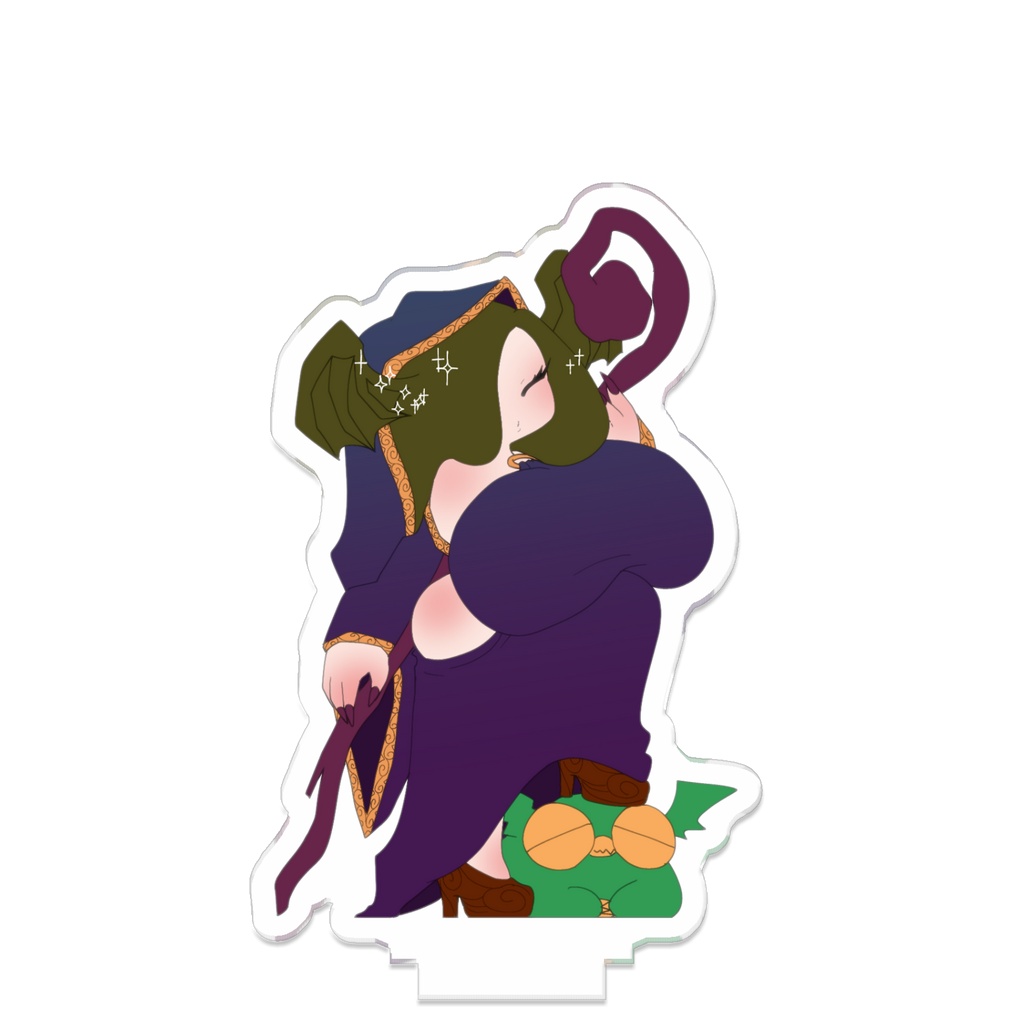 【つながるアクスタ】あーちゃん・まじょのすがた
