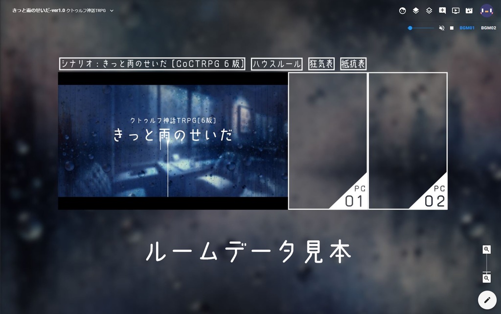 【CoC6版】きっと雨のせいだ SPLL:E194105