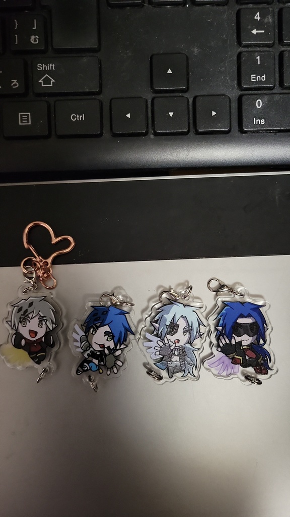 銀河天使の両面アクキー