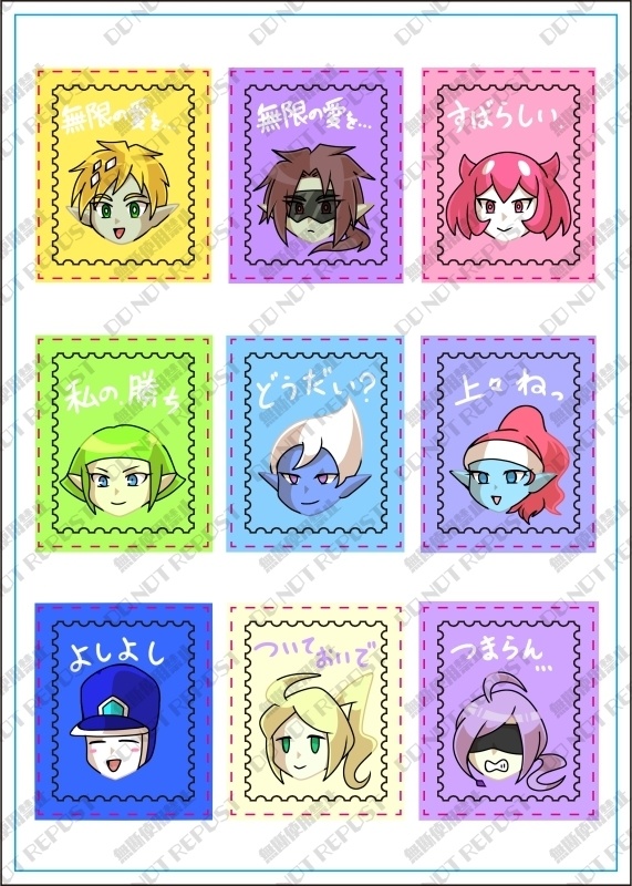 合作ポストカード&シールセット