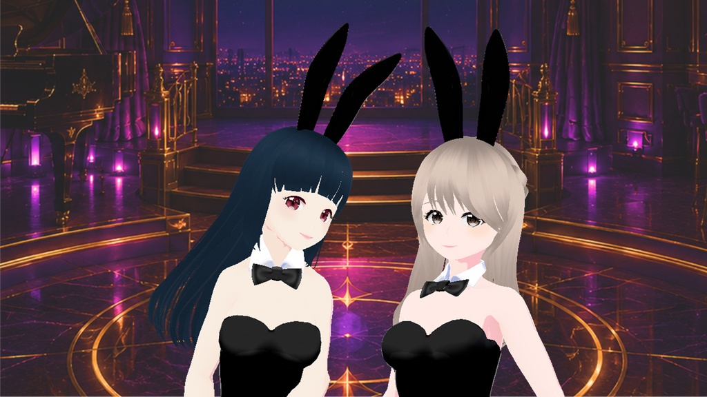 バニーガール(黒)| Bunny Girl Outfit (Black)