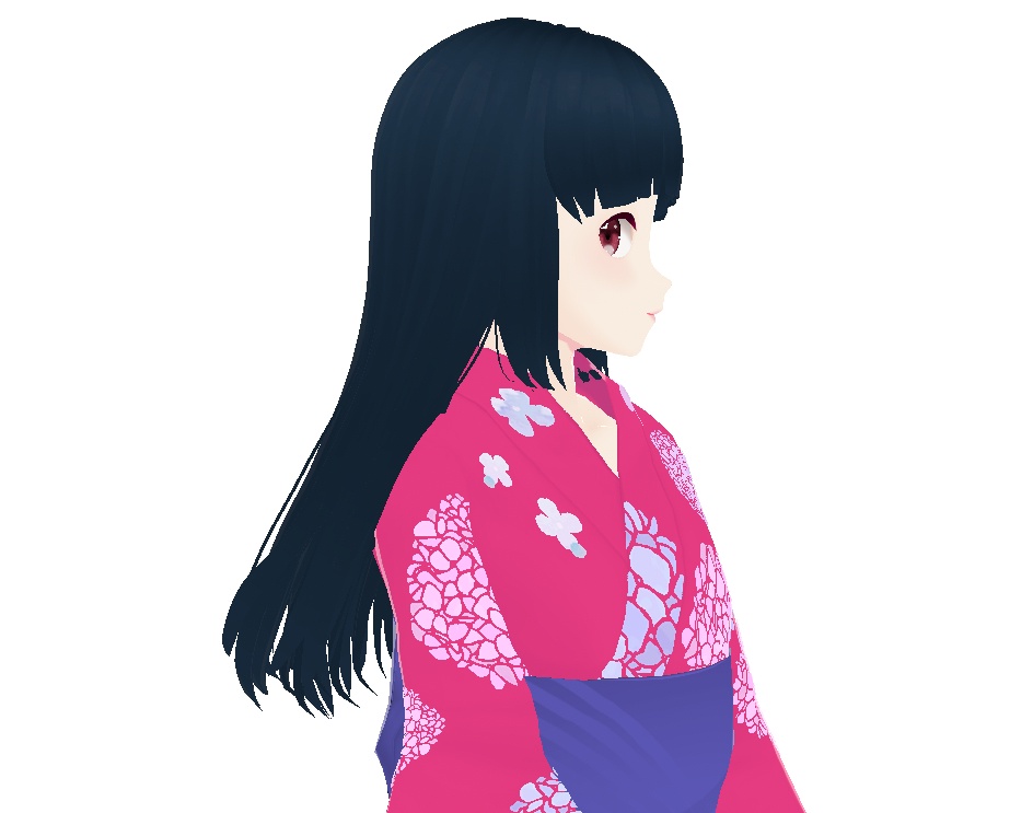 浴衣、あじさい(桃紅)|Hydrangea Yukata (Rose Pink)